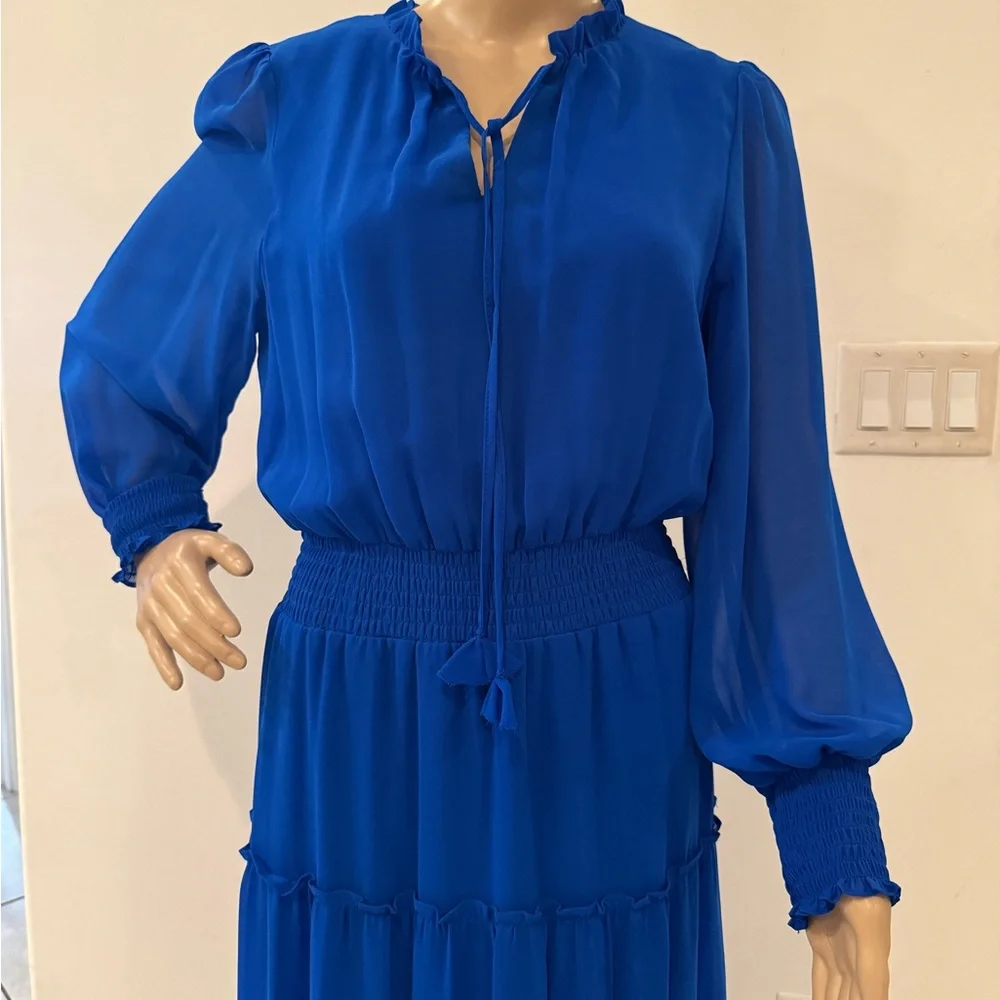 1. State Blue Long Sleeve Dress - Picture 8 of 11